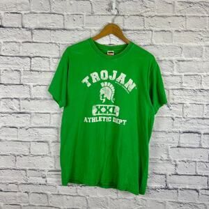 Vintage y2k Trojan condoms funny t-shirt